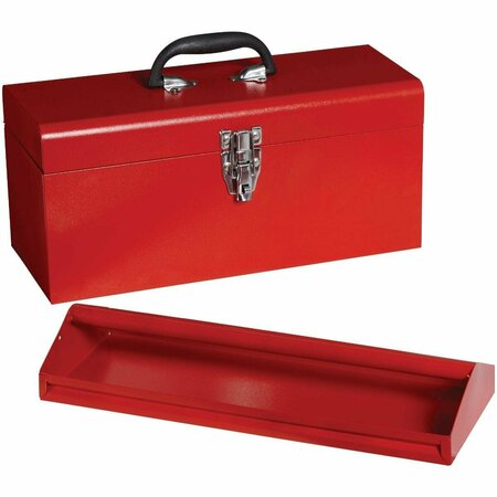ALL-SOURCE Tool Box, Steel, Red, 17 in W 398608